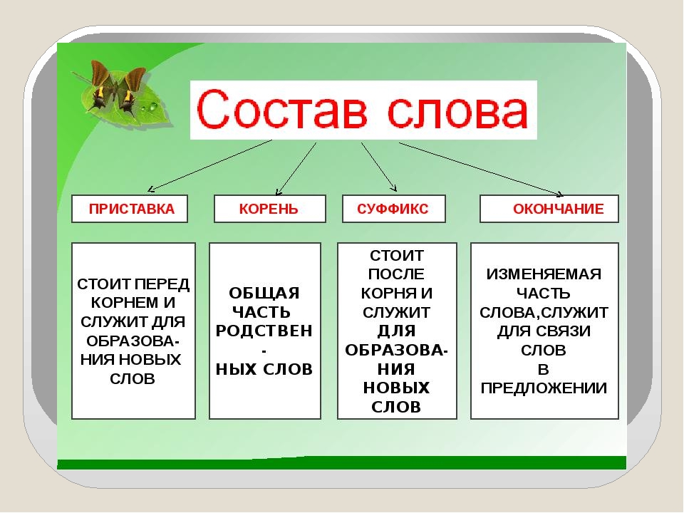 Разбор по составу слова «подарить»