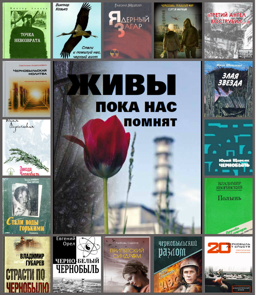 20 книг о чернобыльской трагедии