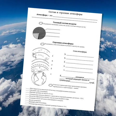Атмосфера. Состав и строение атмосферы