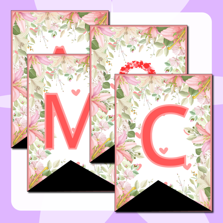 Праздничная растяжка-гирлянда «С 8 МАРТА!» (розовая)