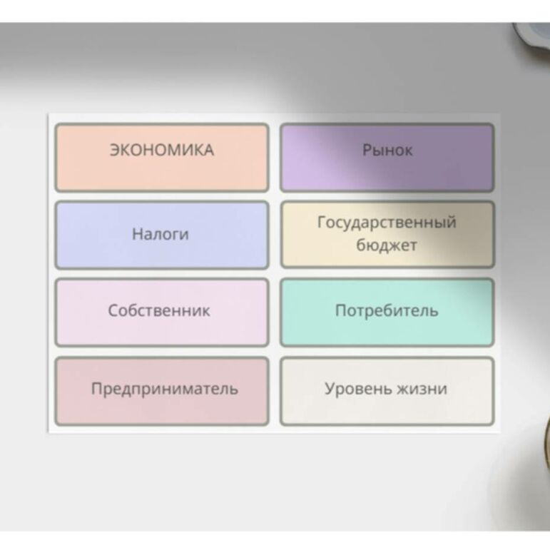 Карточки для запоминания терминов при подготовке к ОГЭ по обществознанию 