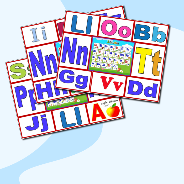 Дидактическая игра Alphabet. Алфавит