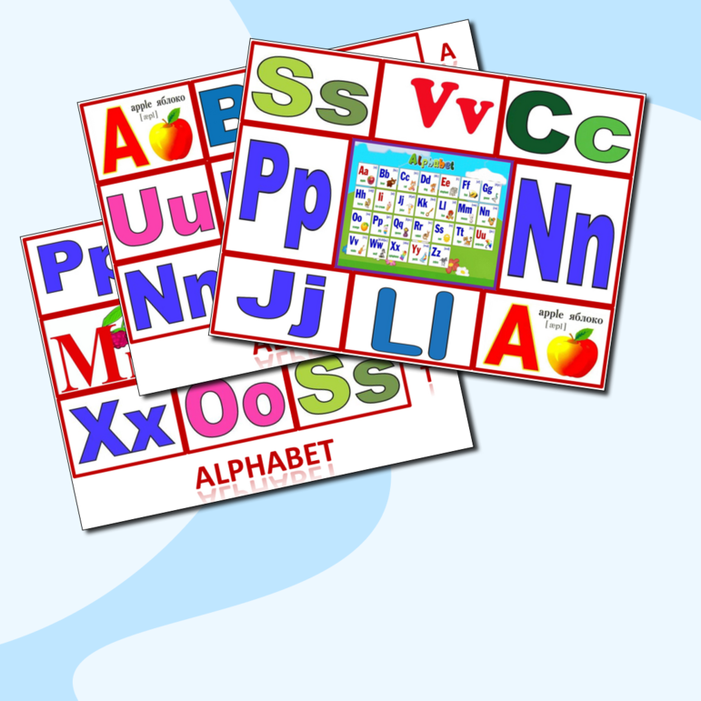 Дидактическая игра Alphabet. Алфавит