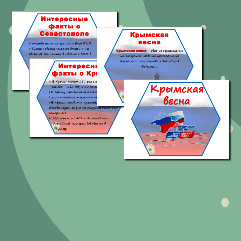 Материал для оформления на День воссоединения Крыма с Россией