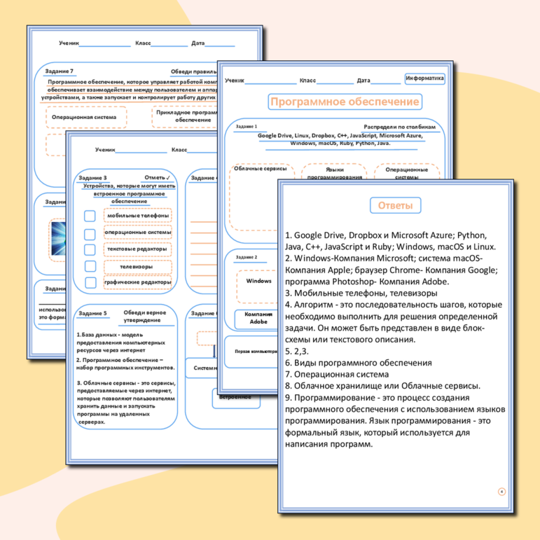 Информатика. Программное обеспечение.