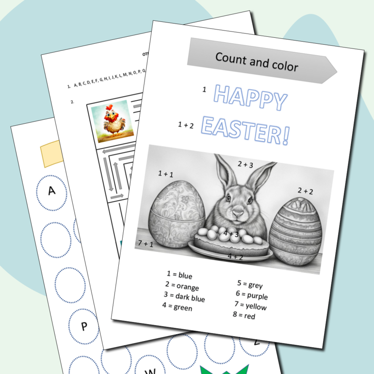 Задания для начальной школы на Пасху. Английский язык. Easter activities.