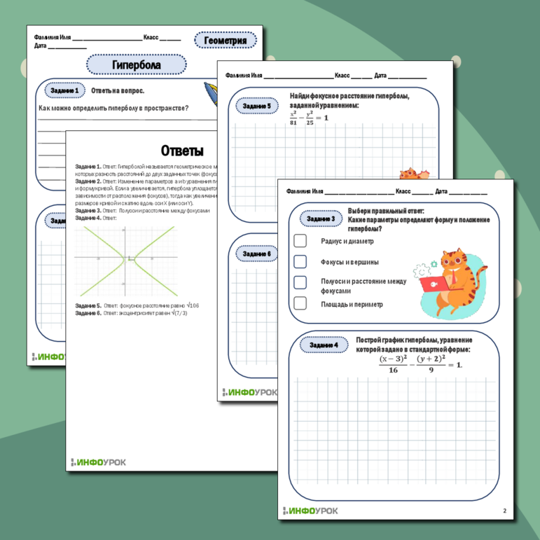 Рабочий лист «Гипербола»