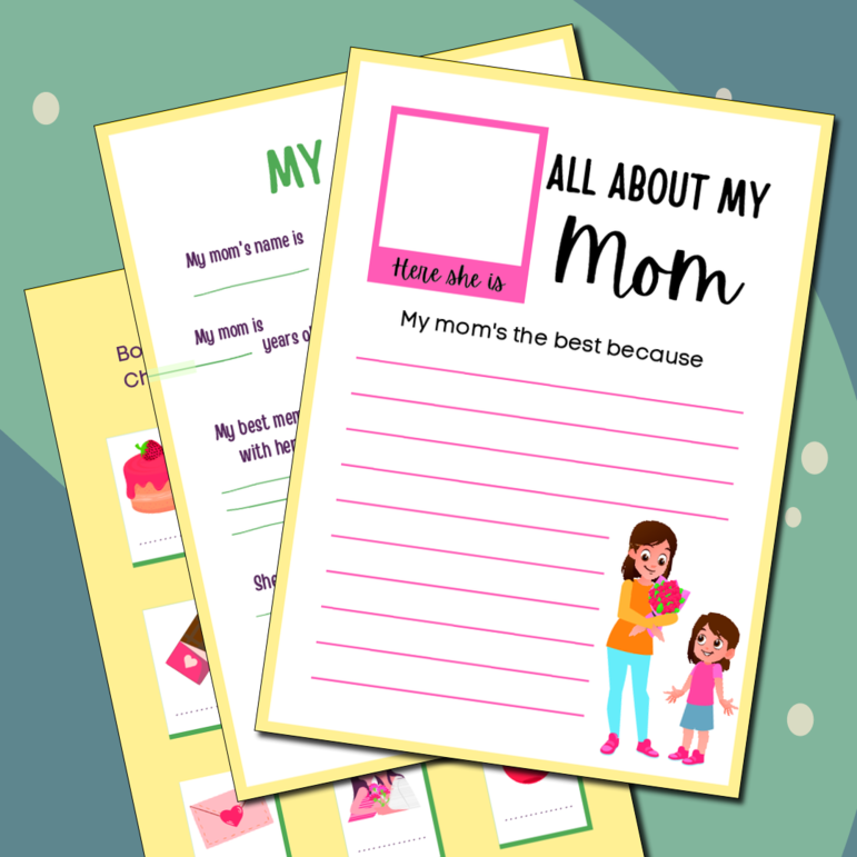 Рабочие листы - Happy Mother's Day Activity Book