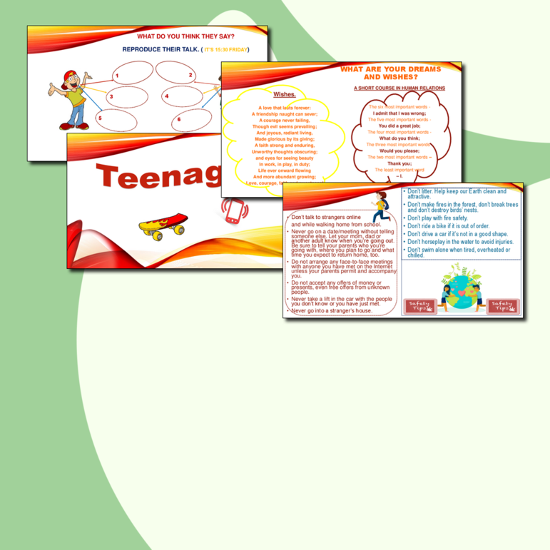 Презентация для английского языка по теме Подростки - Teenagers