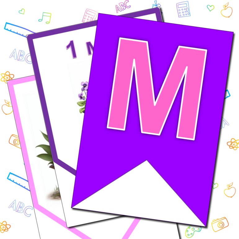 Флажки на 1 МАЯ+ кубик с загадками о профессиях+ открытки - закладки 1 МАЯ