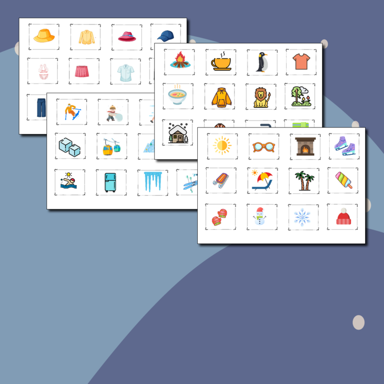 Дидактическая игра «Холодно — горячо» с карточками для дошкольников и младших школьников