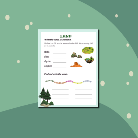 Worksheets Earth Day