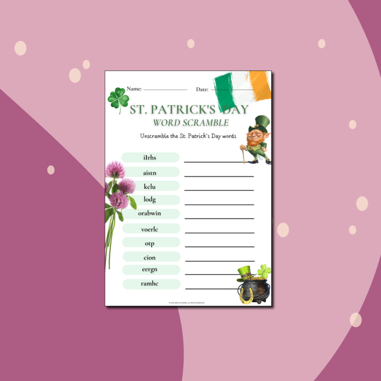 Worksheets for Theme Event