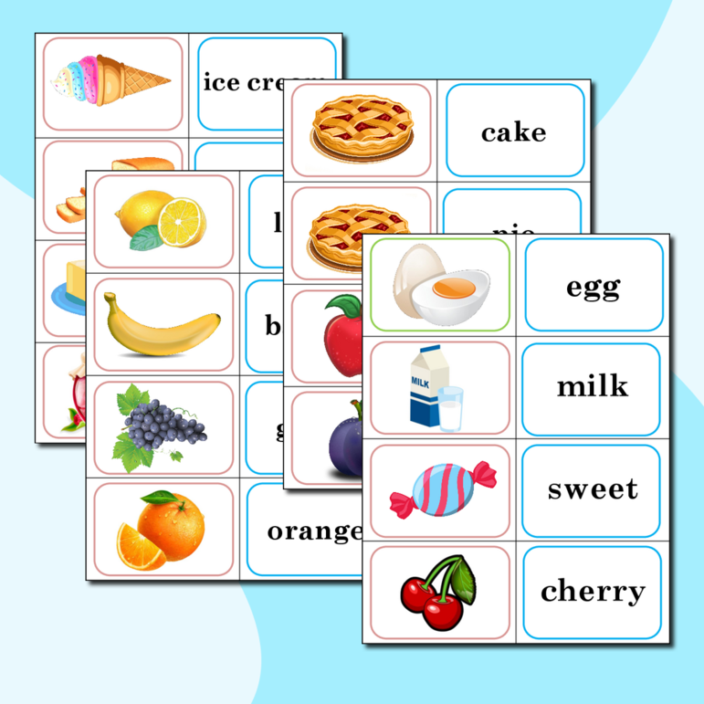 Еда на английском для детей – скачать бесплатно задания – Практические задания – Развитие ребенка